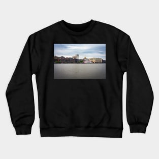 River Street from Savannah Convention Center Crewneck Sweatshirt